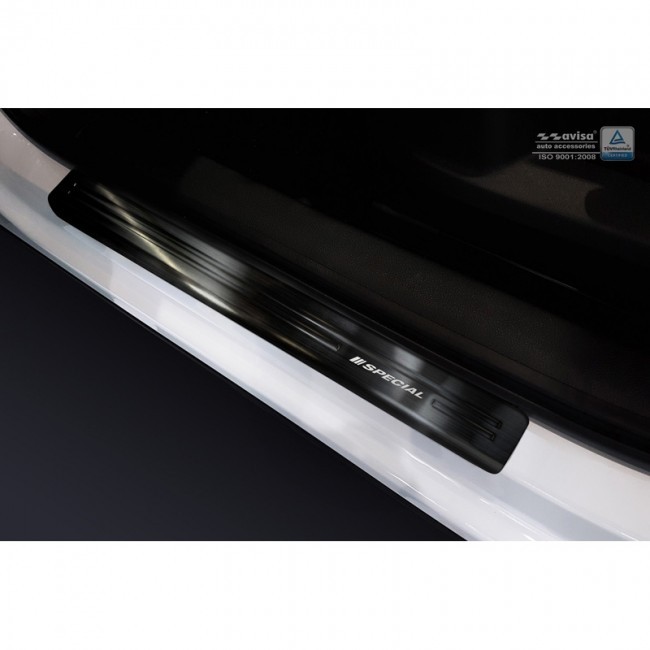 Zwart RVS Instaplijsten Seat Ateca 2016- 4-delig