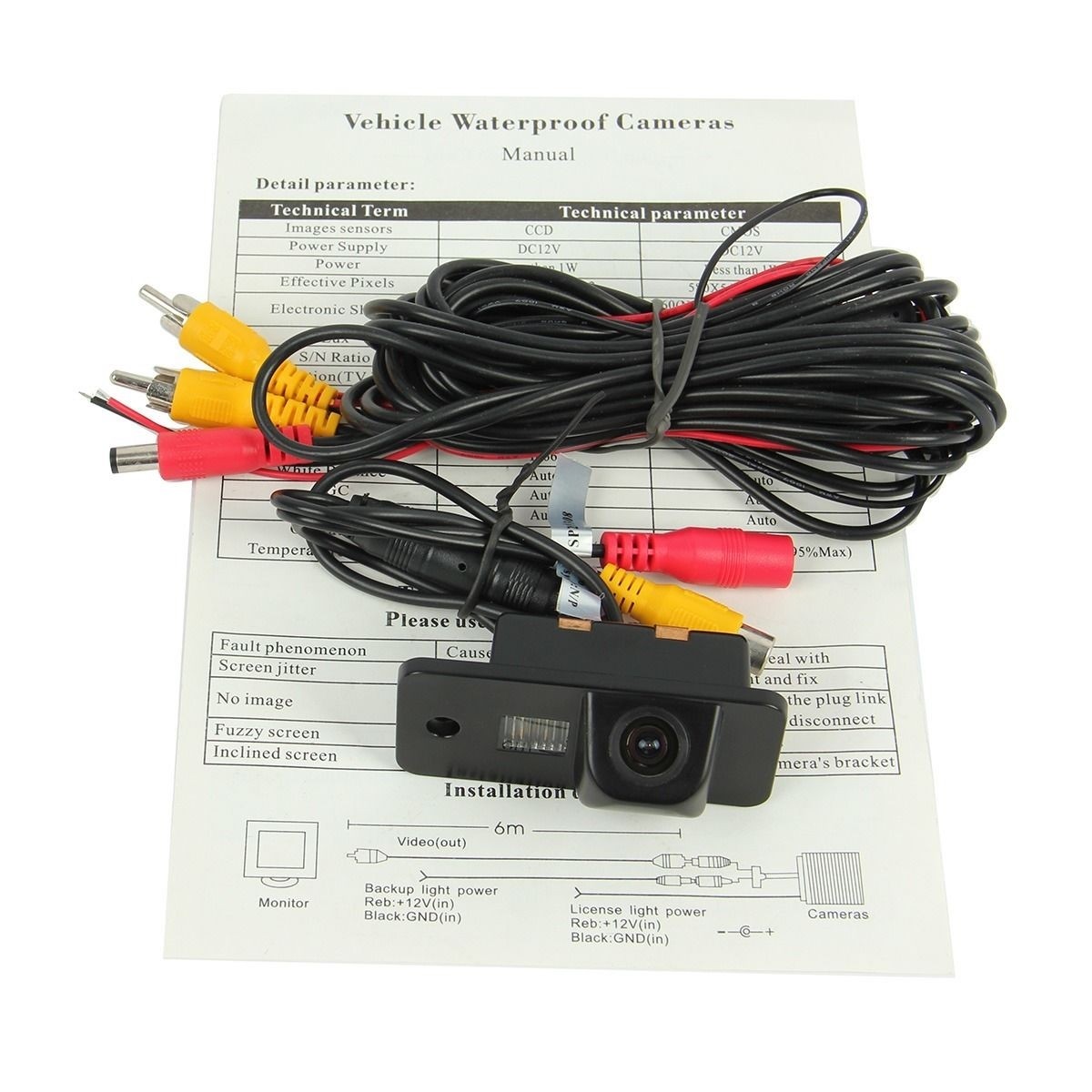 Achteruitrij Camera LED Audi A4/A6/S5/TT/Q7