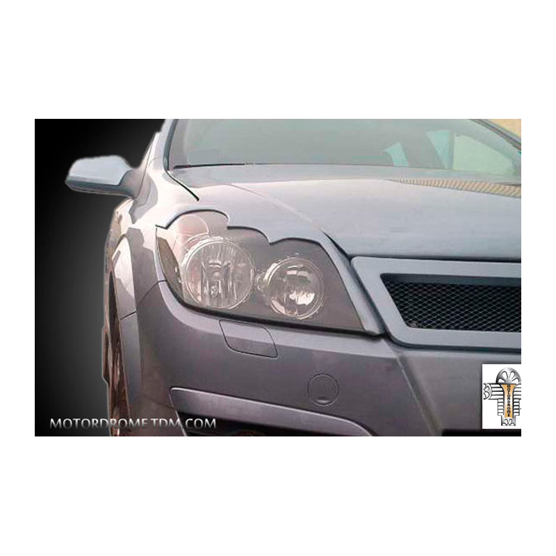 Headlight spoilers Opel Astra H 5-door 2004-2009 (ABS)