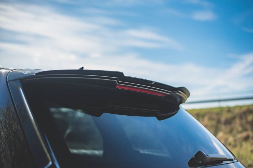 Spoiler Audi SQ7 / Q7 S-Line Maxton Glanzend Zwart