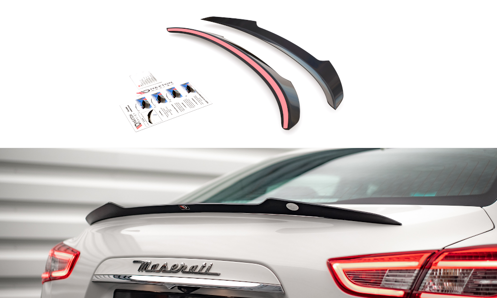 Spoiler Maserati Ghibli Mk3 Maxton Glans Zwart