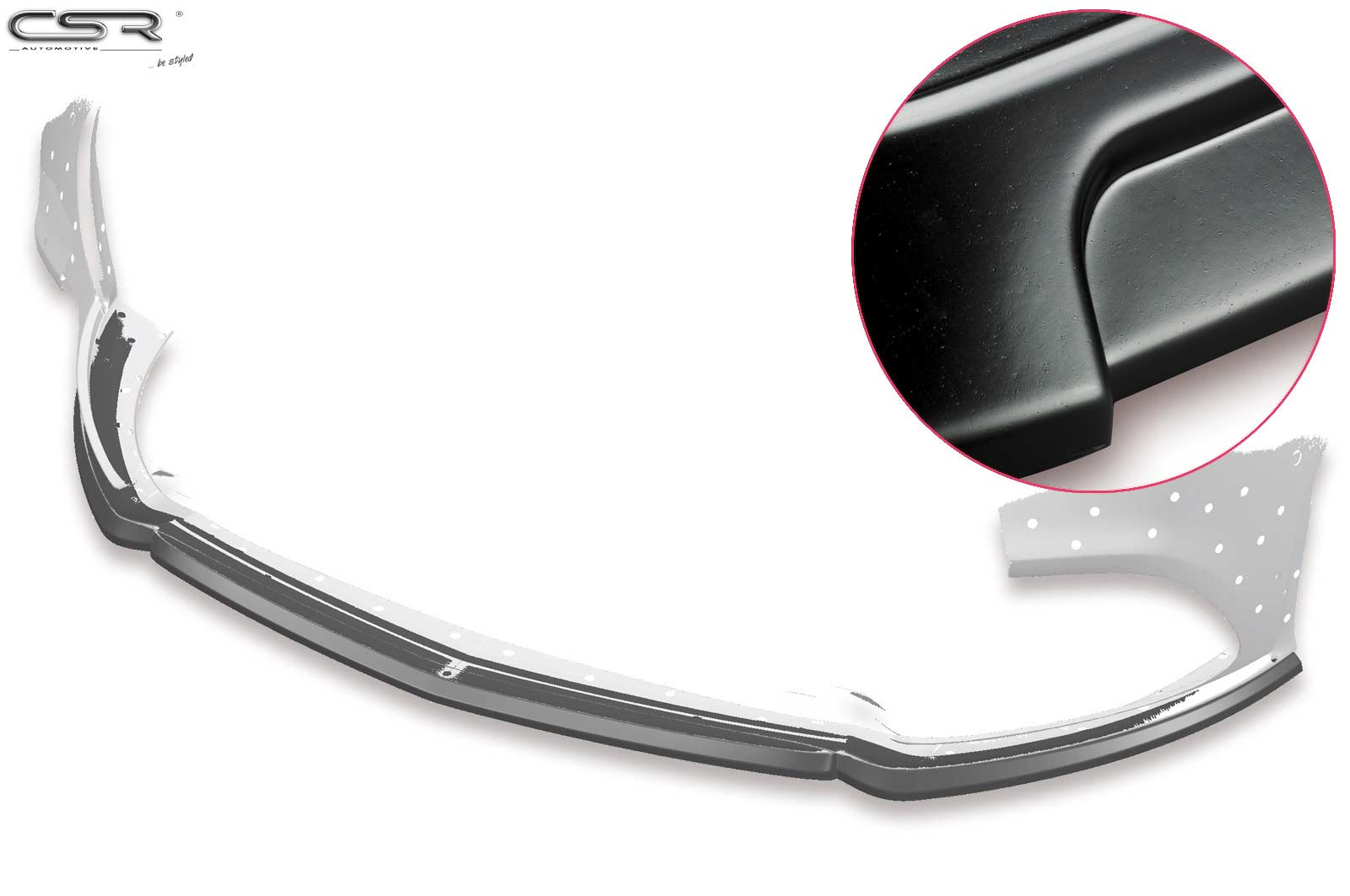 Voorspoiler Mercedes Benz CLA C118/X118 AMG-Line ABS