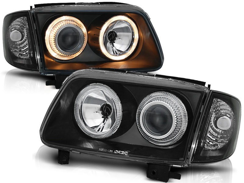 Faros VW Polo 6N2 Angel Eyes negro AANBIEDING