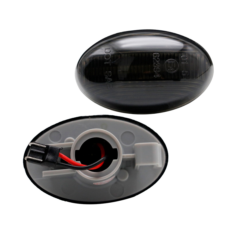 Set LED Zijknipperlichten  Mercedes A-Klasse W168 / Vito W639 / Vito W447 / Citan W415 - Rookgrijs- incl. Dynamic Running Light