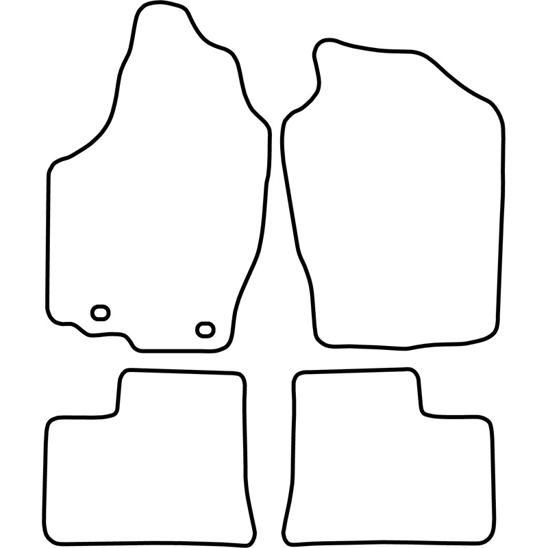 Automatten Velours  Suzuki Alto 2002-2009