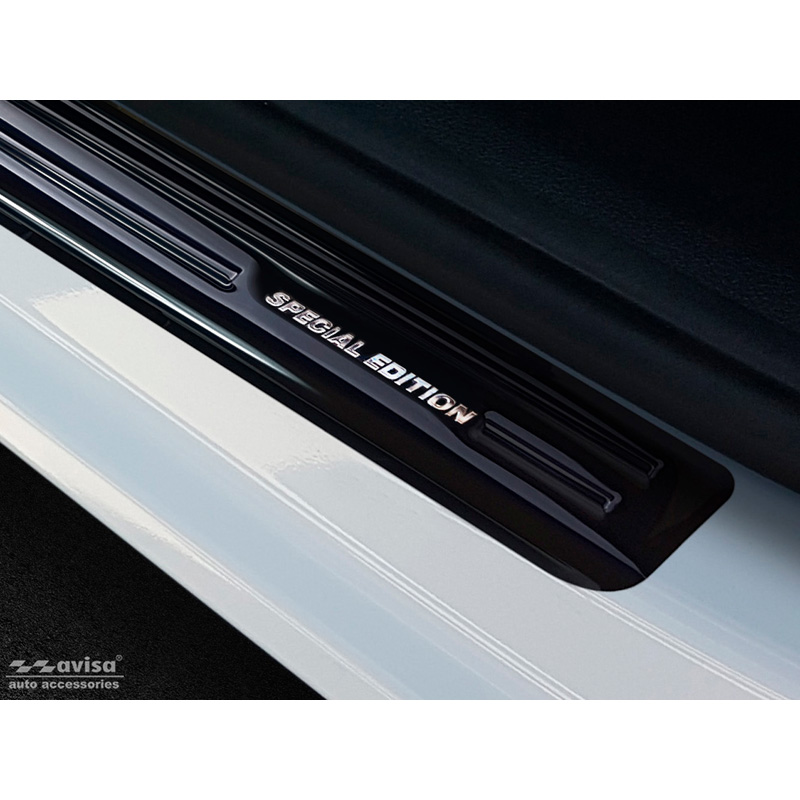 Zwart RVS Instaplijsten  Peugeot 508 II Sedan/SW 2019- 'Special Edition' - 4-delig