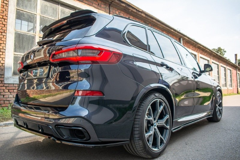 Zijskirts Diffusers BMW X5 G05 M-Pack Glanzend Zwart
