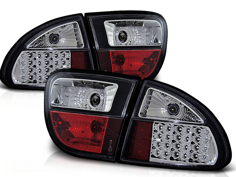 Luces traseras LED Seat Leon 1M 99- negro