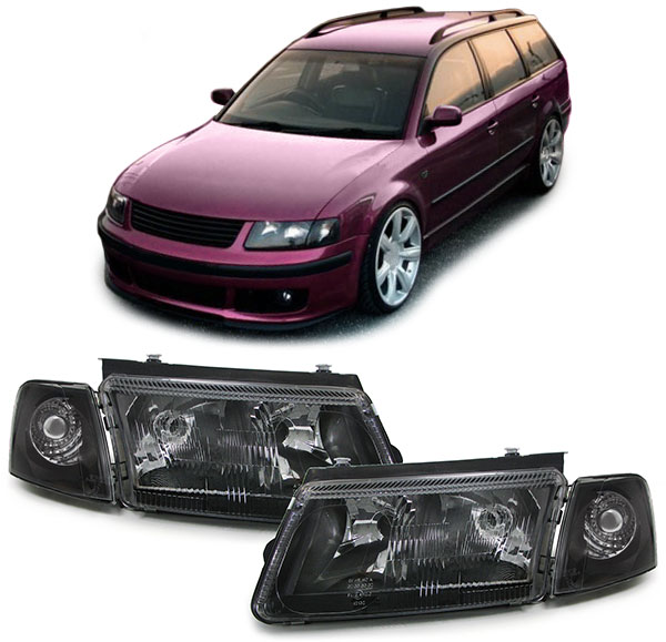 Faros VW Passat 3B 97-00 Black