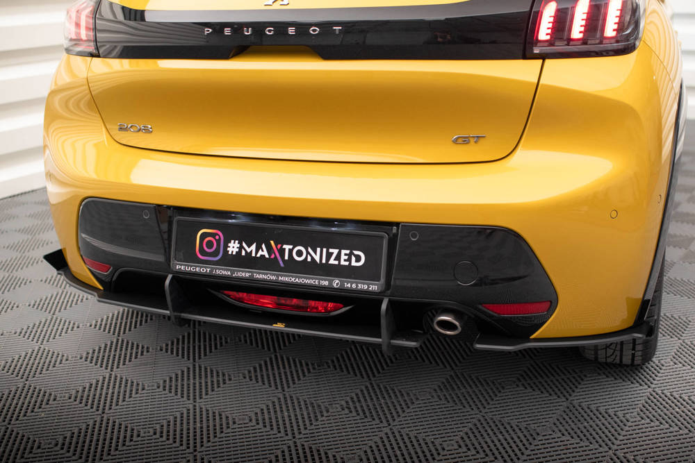 Diffuser met Canards Street Pro Peugeot 208 GT Maxton