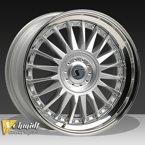 Schmidt CC Line ruedas (Rad-Inox) 3dlg plata 8,5 - 9x19