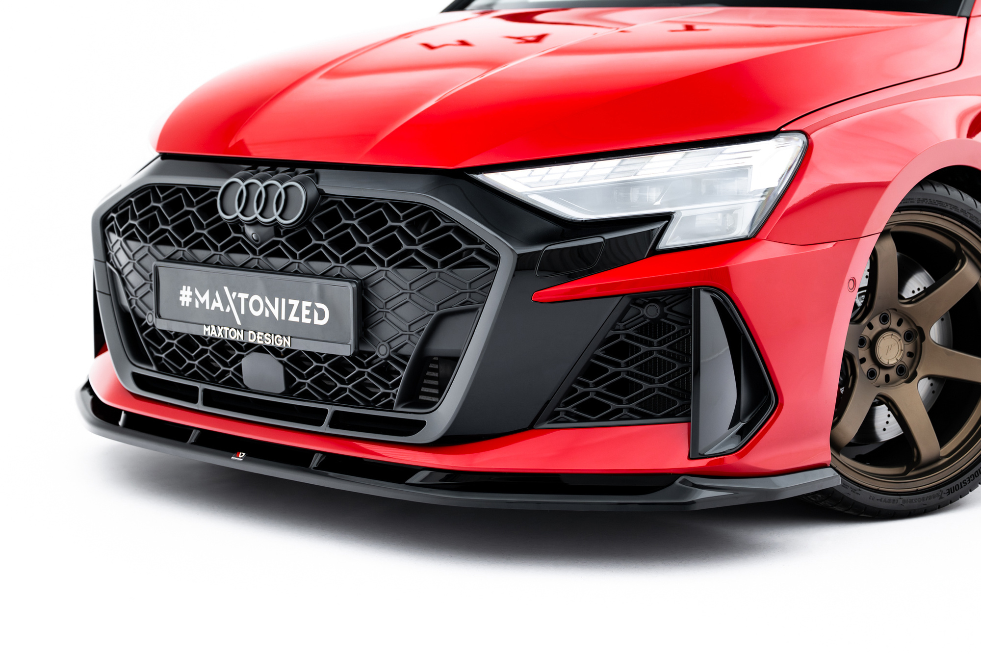 Voorspoiler V.1 Audi RS3 Sedan 8Y Facelift