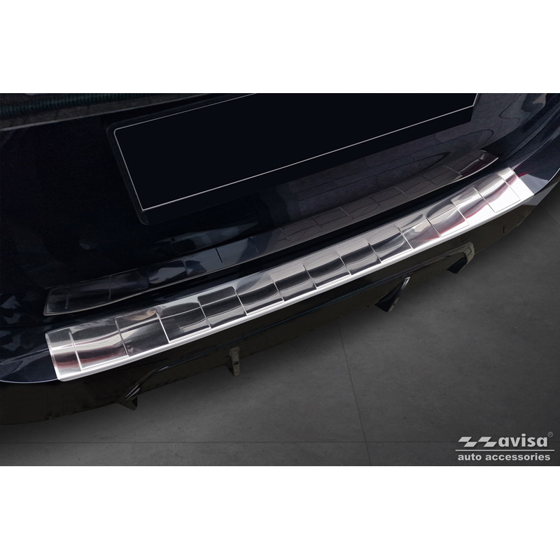 RVS Achterbumperprotector  BMW 3 Serie Touring (G21) Facelift 2022- met M-Pakket 'Ribs'