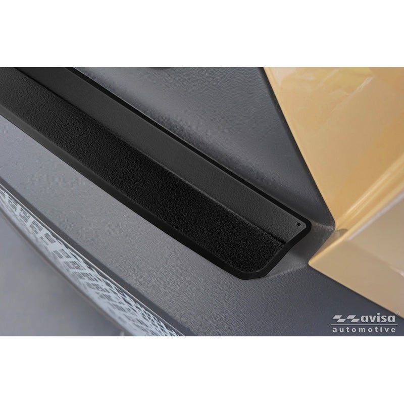 Avisa RVS Achterbumperprotector  Dacia Spring Facelift 2024- - Matzwart - 2-delig