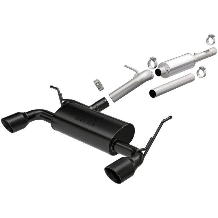 Jeep Cat-Back 07-11 Jeep Wrangler 3.8L Black Magnaflow Cat-Back