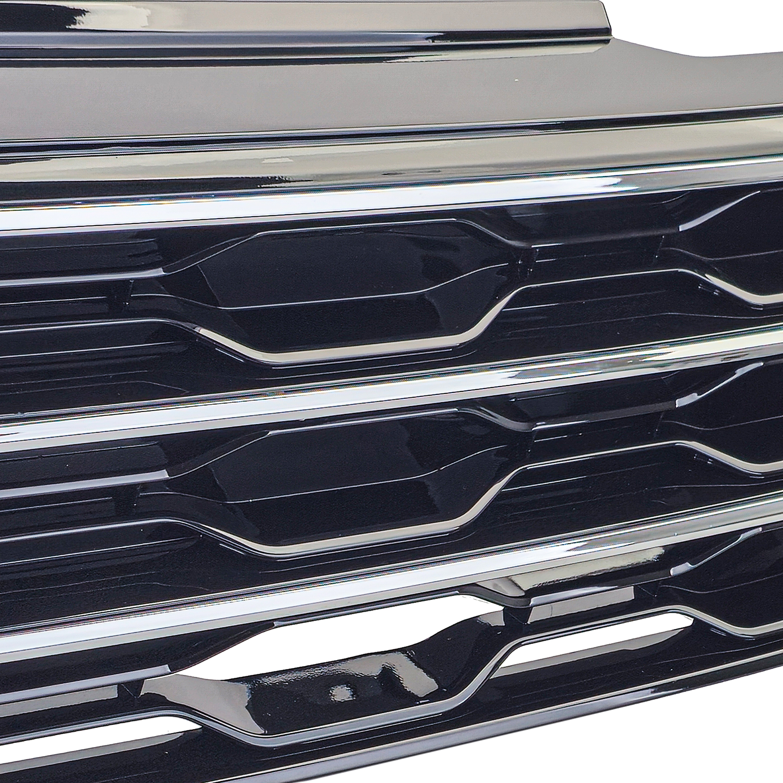 Grill VW T-Roc 2017- glanzend zwart/chroom