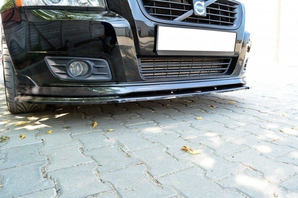 Bumper spoiler Volvo V50F R-DESIGN Gloss Black