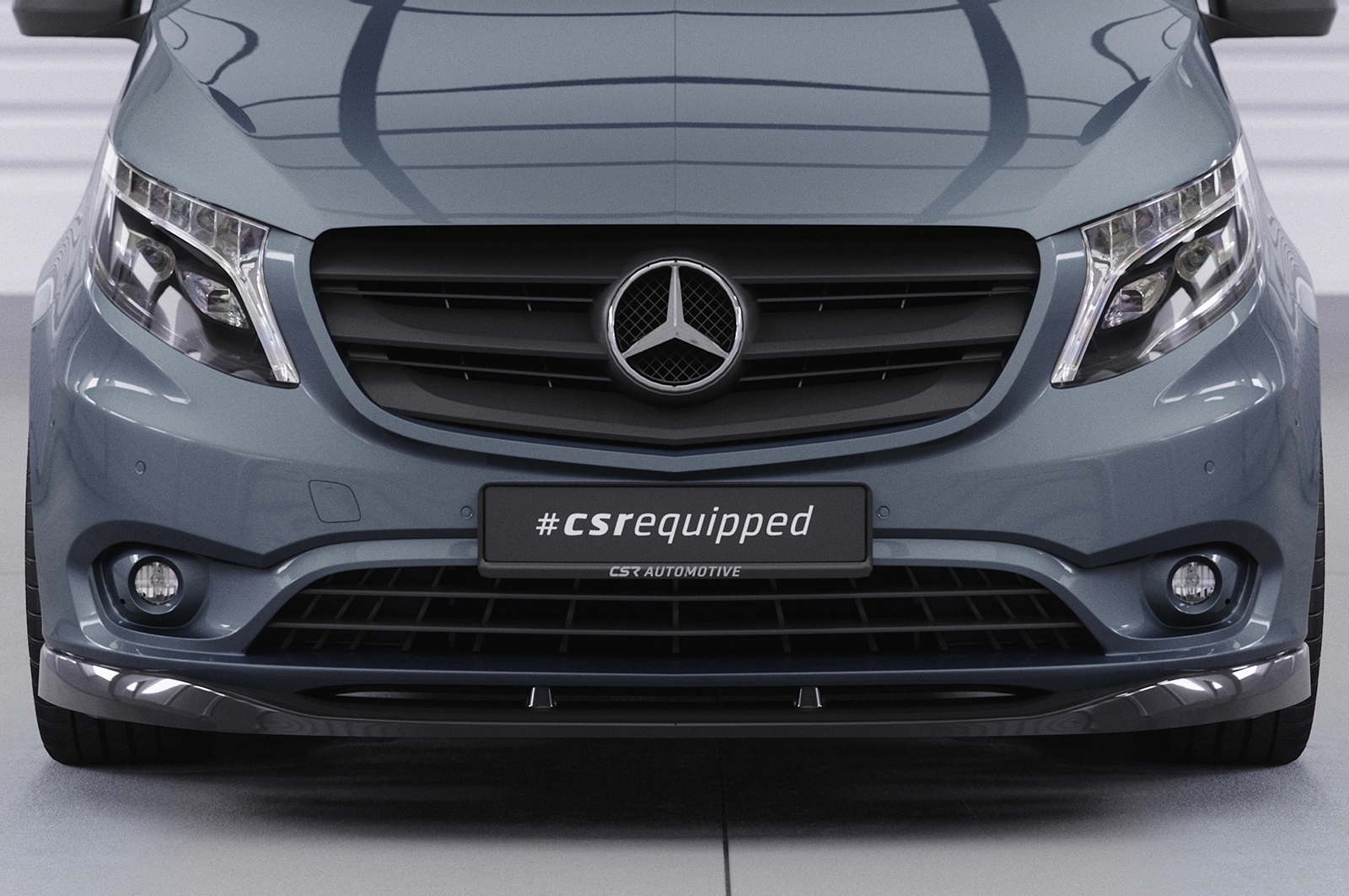 Voorspoiler Mercedes-Benz Vito 447 glans zwart 2014–2023