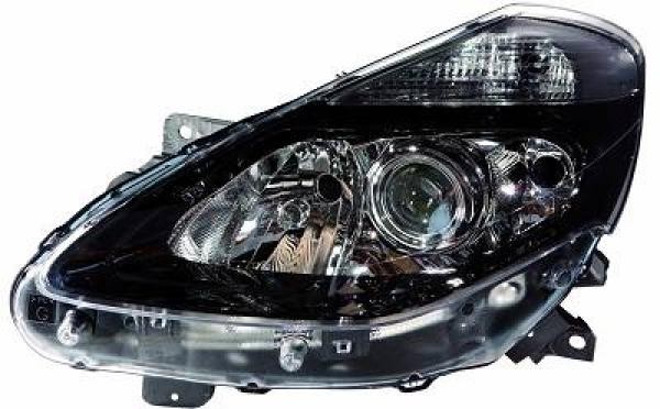 Koplamp rechts CLIO 09->> TYC H1+H7+H7