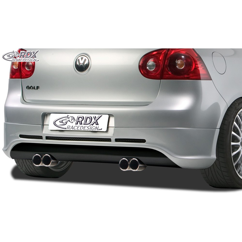 Achterskirt  Volkswagen Golf V GTI/R Hatchback 3/5-deurs 2003-2008 (uitlaat links/rechts) excl. Variant/Plus (ABS)