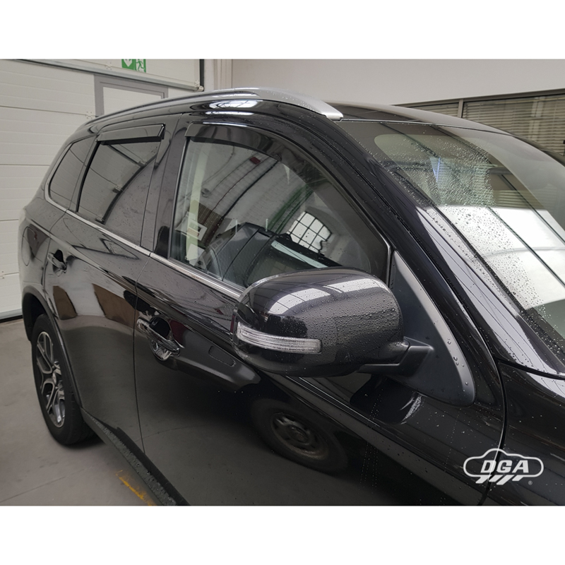 DGA Zijwindschermenset  Mitsubishi Outlander (CWO) 2012- (4-delig)