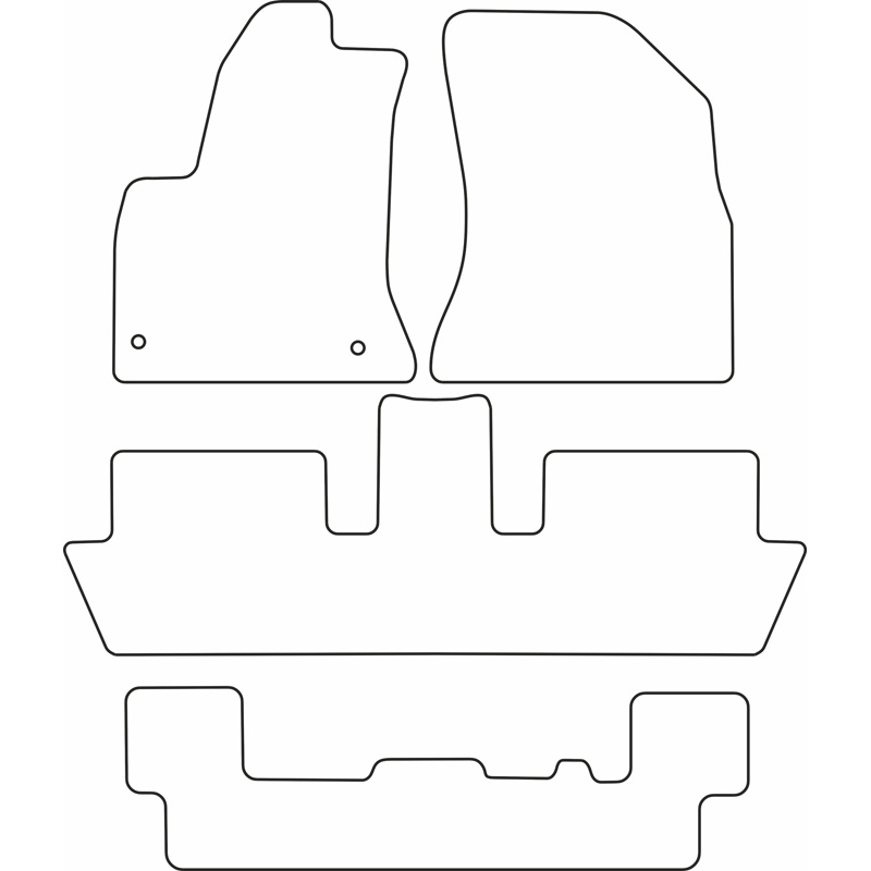 Automatten Citroen C4 Picasso 7-Pers. 07-