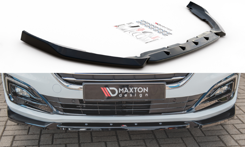 Voorspoiler Ford Mondeo Mk5 Facelift Glanzend Zwart