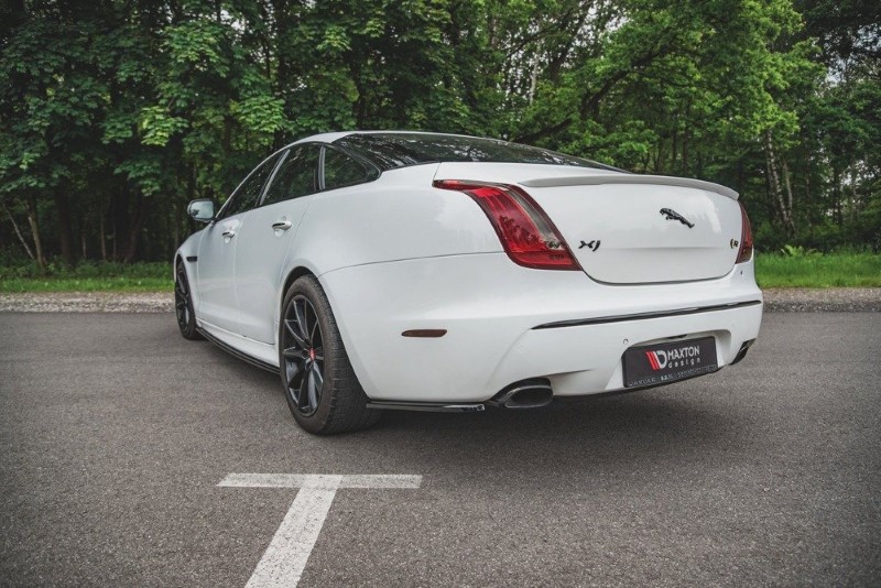 Achterzij Spoilers Jaguar XJ X351 Glanzend Zwart