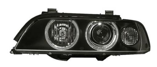 koplamp, Hella, H7+H7, witte knipper, links, 09/2000-BMW 5 serie