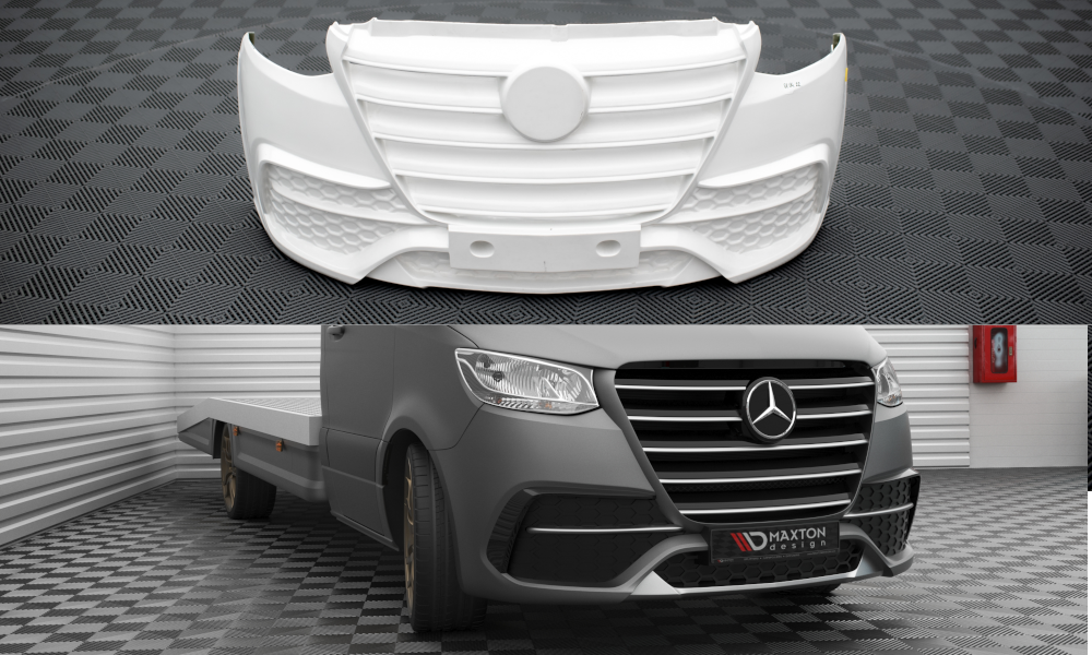 Voorbumper Mercedes-Benz Sprinter Mk3 2018- Maxton