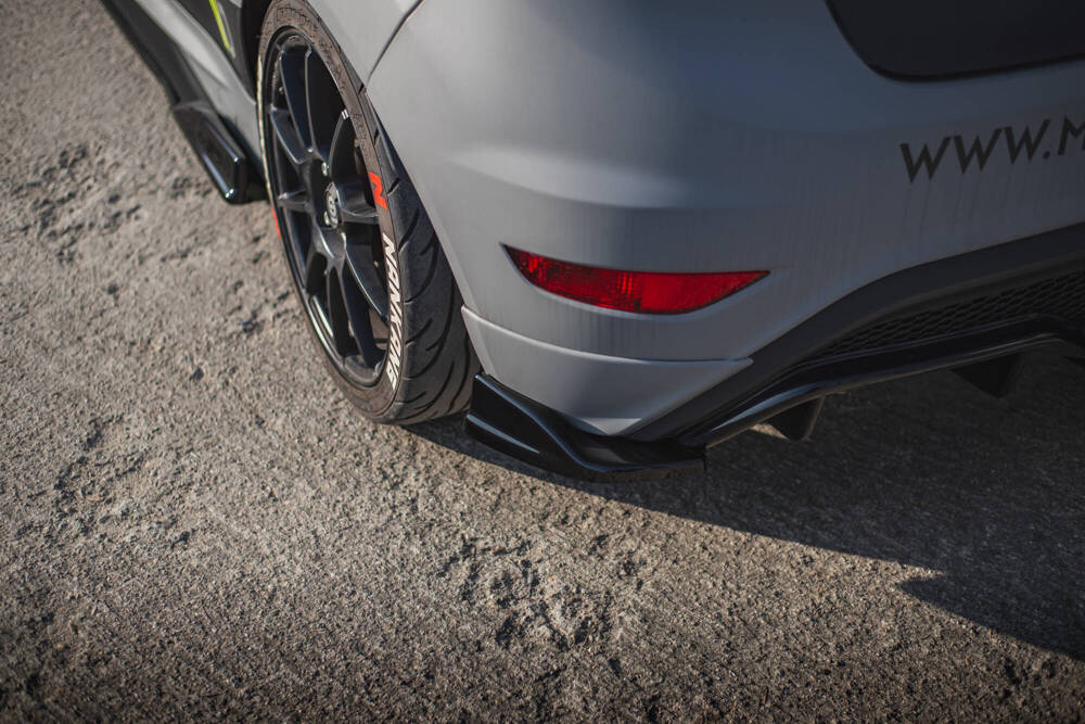Achterzij Spoilers Ford Fiesta ST / ST-Line Mk7 Glanzend Zwart V.2