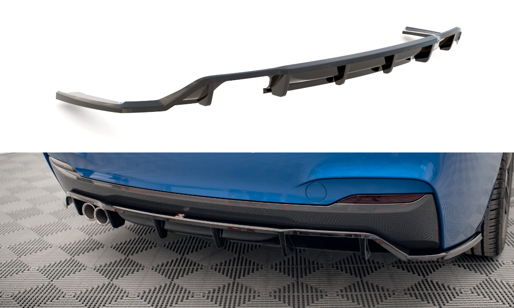 Diffuser BMW 2 Serie M Pakket F22 Maxton Glans Zwart