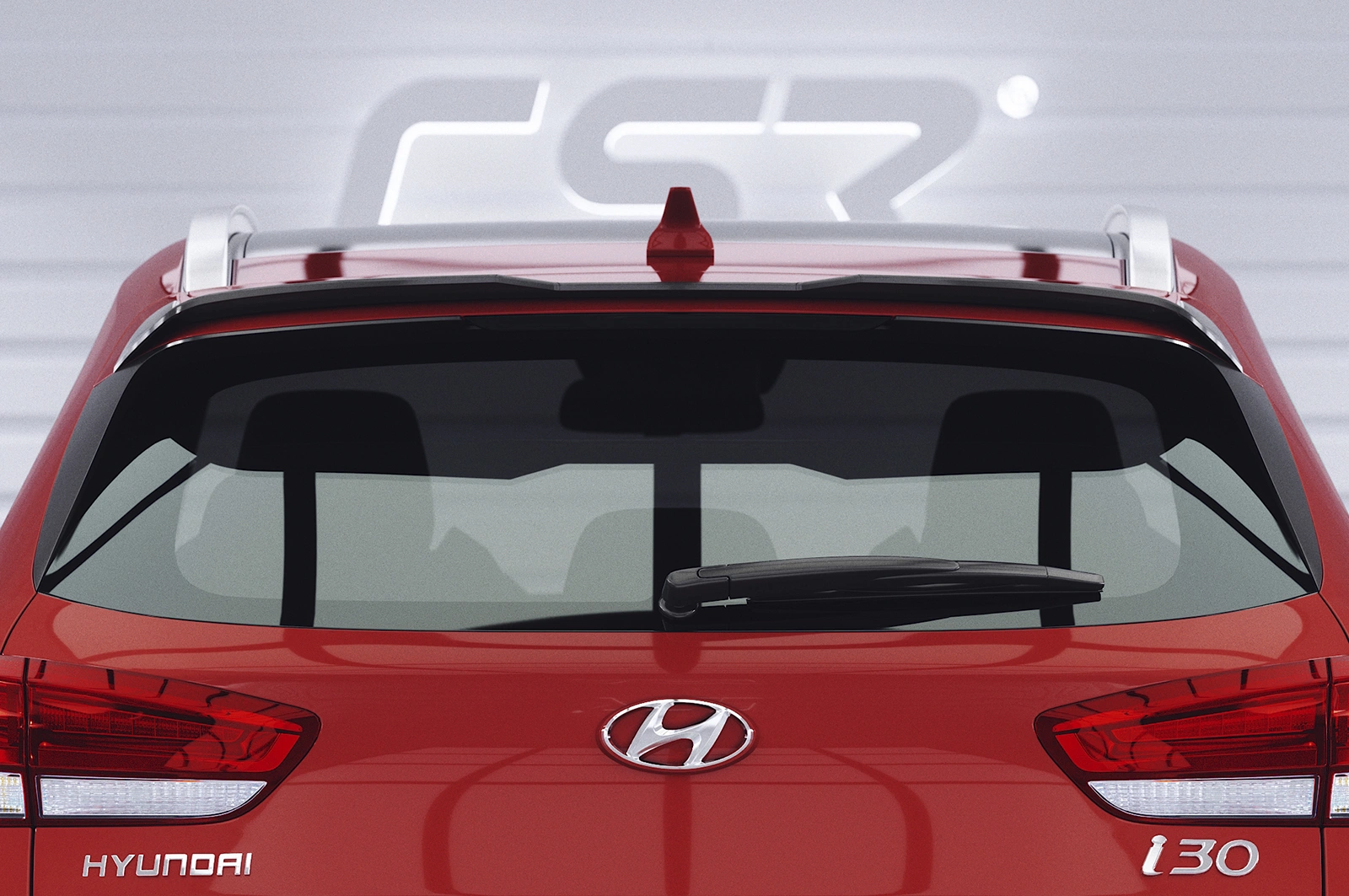 Achterspoiler Hyundai i30 (PD) Kombi / CW Glans Zwart – CSR Design (07/2017-)