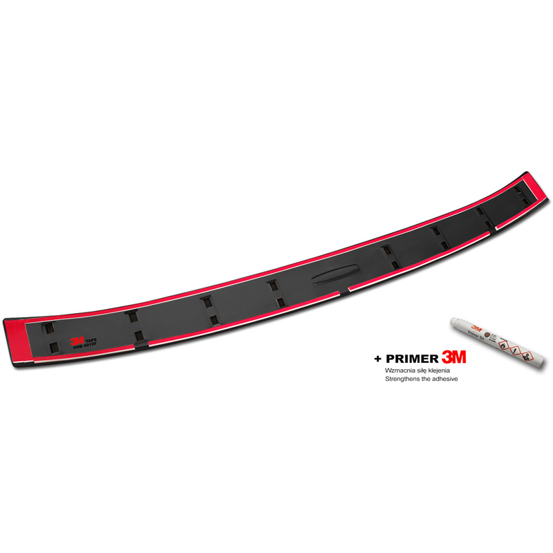 Zwart RVS Achterbumperprotector  Mazda MX-30 2020- 'STRONG EDITION'