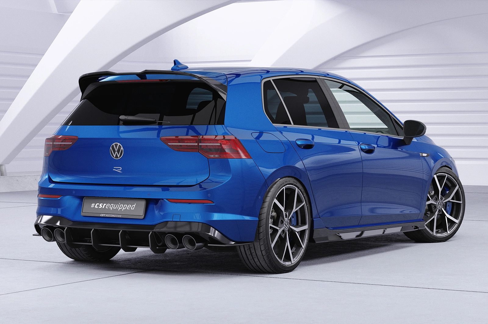Achterspoiler VW Golf 8 GTI Clubsport / R glans zwart – CSR Automotive