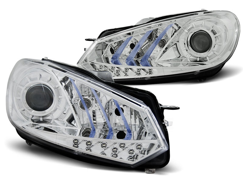 Headlights VW Golf VI DRL LED