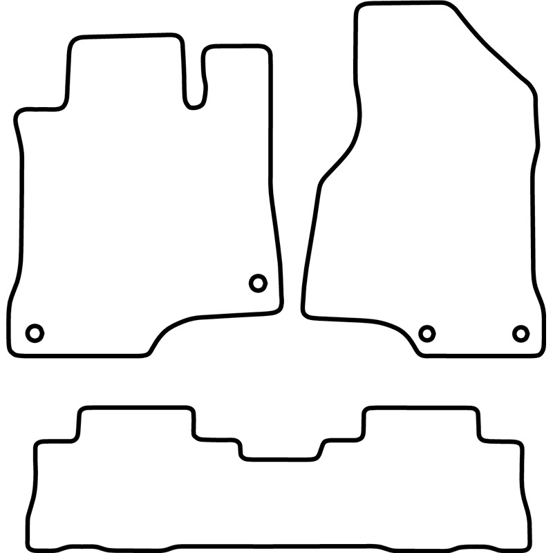 Automatten  Chevrolet Captiva 2011-