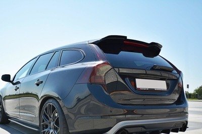 Spoiler Volvo V60 Polestar facelift Zwart Glans Maxton