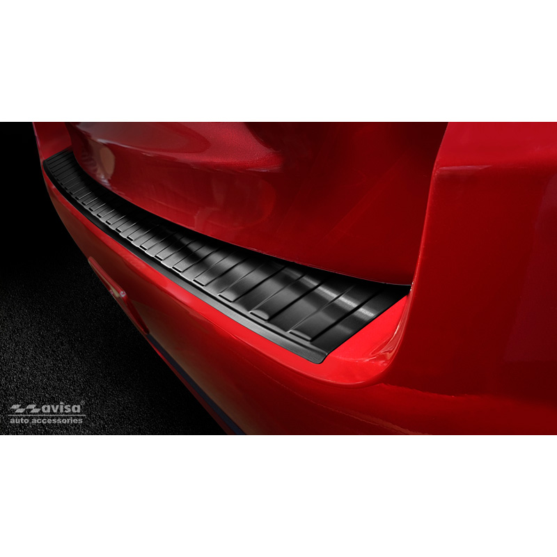 Zwart RVS Achterbumperprotector  Mitsubishi ASX Facelift 2019- 'Ribs'