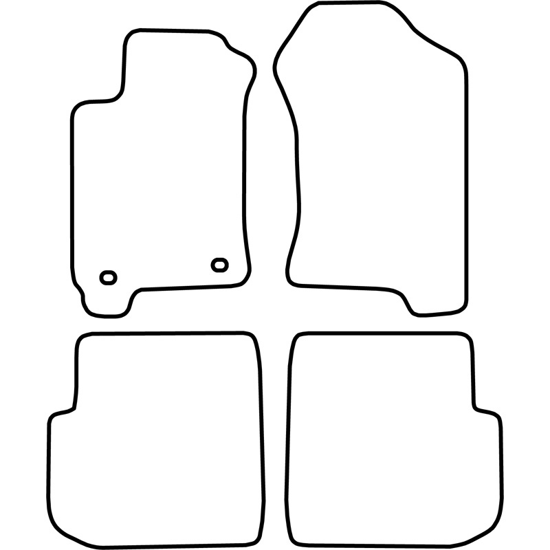 Automatten Velours  Subaru Forester 1997-2002