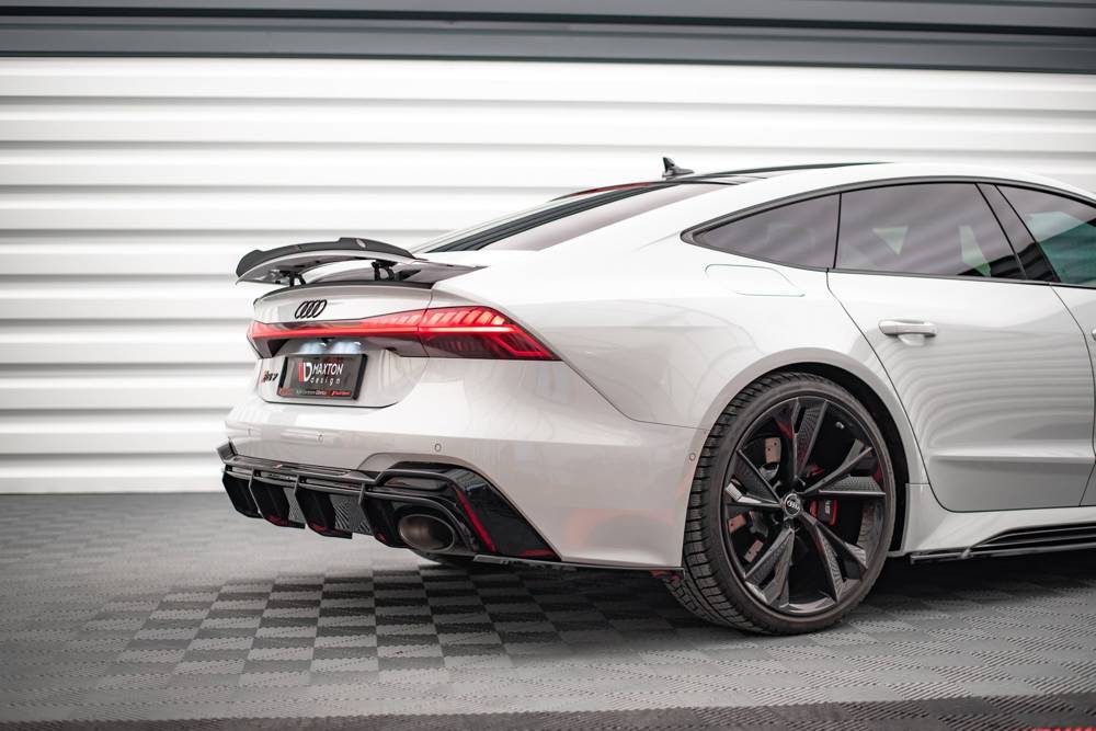 Zijdiffuser V.2 Audi RS6 / RS7 C8 Maxton Glanzend Zwart