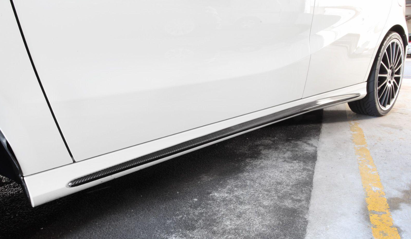Carbon Zijskirt Mercedes A45 AMG W176 2012-2015