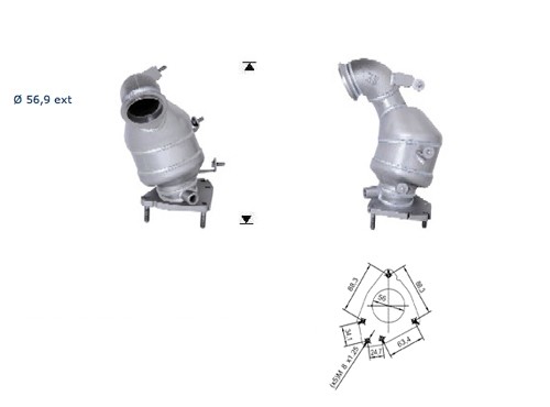 Opel VECTRA 1.9TD CDTI DPF 1910 cc 88 Kw / 120 cv Z19DT Magnaflo