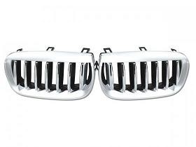 ABS Sportgrill BMW X3 Typ E83 Bj. 06-10 chroom/zwart