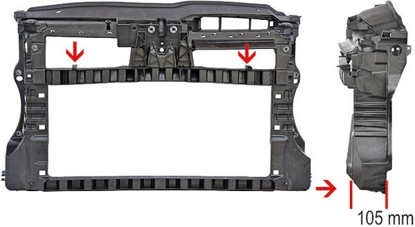 Voorfront VW GOLF VI 08->> OOK GOLF VI VARIANT