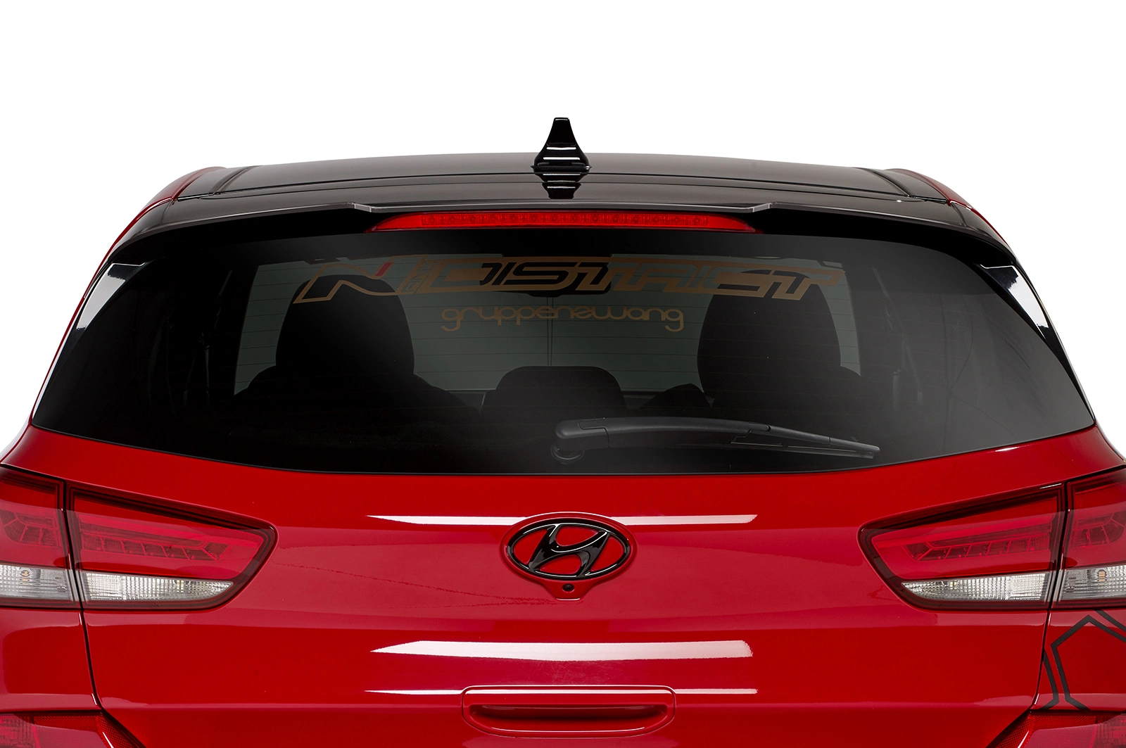 Achterspoiler Hyundai i30 (PD) Glans Zwart van CSR Automotive (2017-)