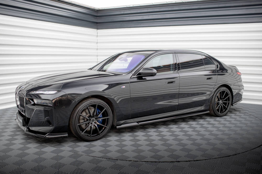 Zijskirts BMW 7 Serie G70 M Pakket Maxton Glans Zwart
