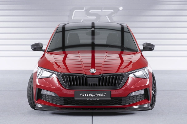 Voorspoiler Skoda Scala Monte Carlo glans zwart