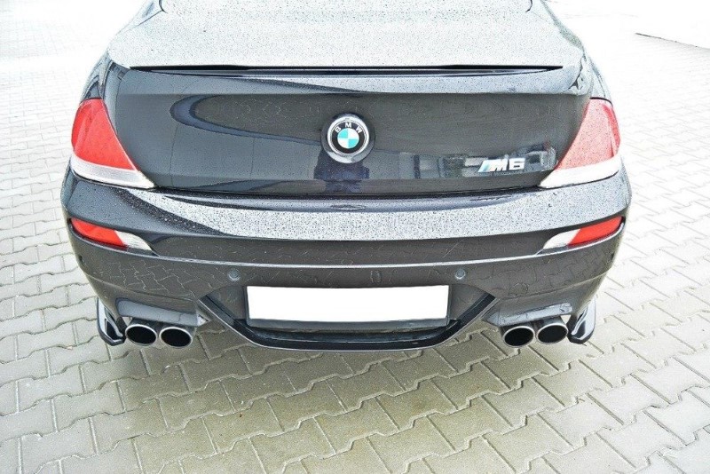 Achterzij Spoiler BMW M6 E63 Glanzend Zwart