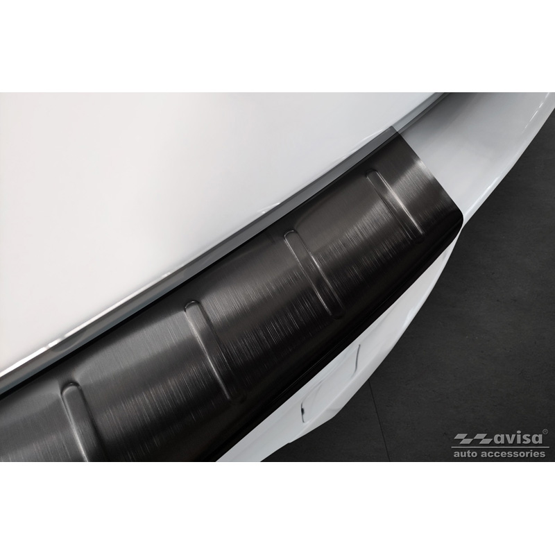 Zwart RVS Achterbumperprotector  Mazda CX-60 (KH) 2022- 'Ribs'